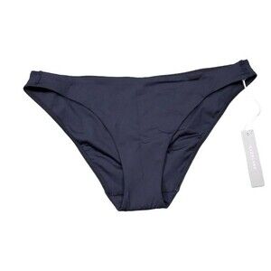 Everlane Low Rise Bikini Swim Bottom Black Women's Size Small S NWT ReNew